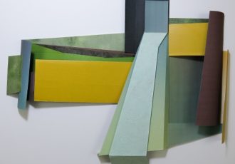 abstract 3-dimensional canvas by Deborah Perlman