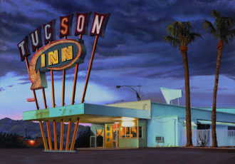 painting of the Tucson Inn by James "Kingneon" Gucwa