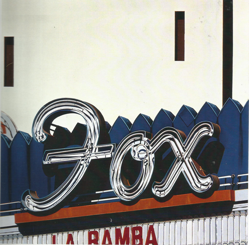 painting of the Fox theater sign by James "Kingneon" Gucwa