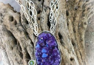 amethyst pendant by Alene Geed