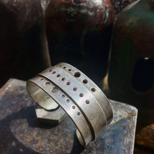silver bracelet by Tony Finocchio