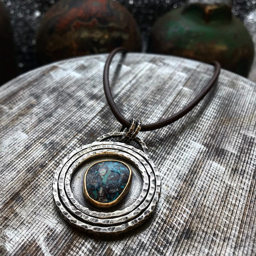 turquoise pendant by Tony Finocchio