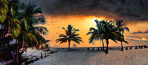 photography of a sunrise in the Florida Keys by John Philip Stratton