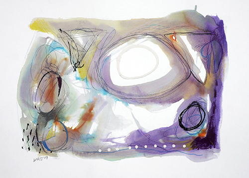 abstract drawing by Wayne K. Johnson