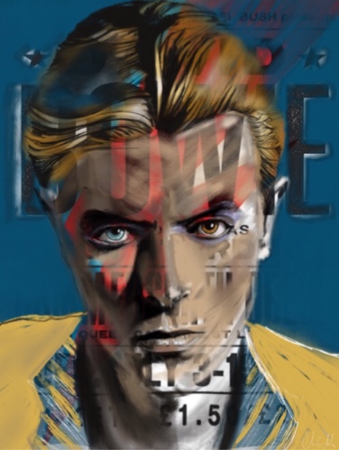 portrait of David Bowie