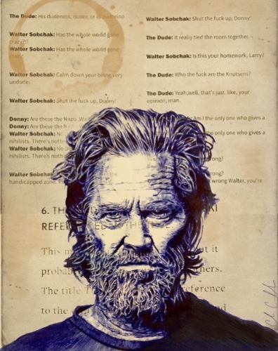 portrait of a bearded man by Colin Silverman