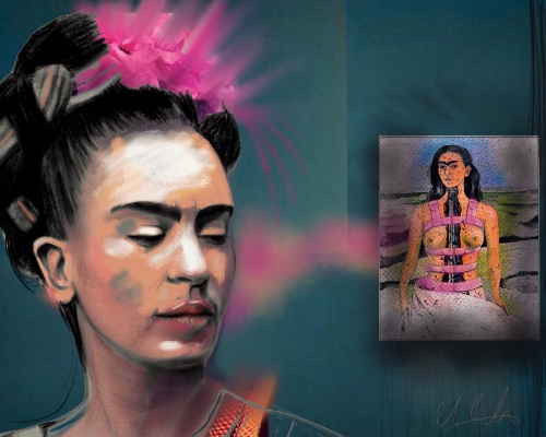 portrait of Frida Khalili by Colin Silverman 