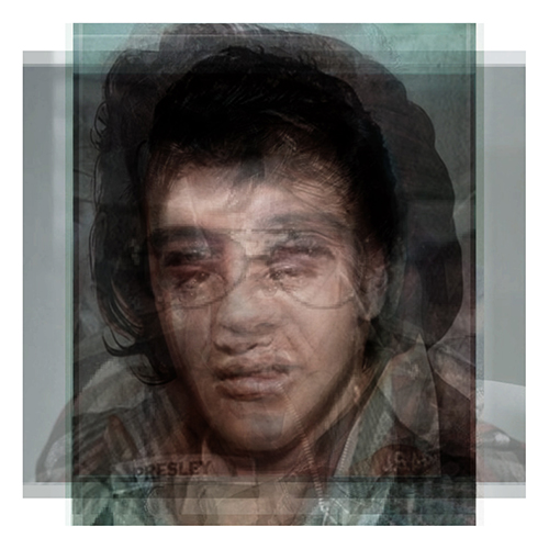 stacked photos of Elvis Presley by Jason Horowitz