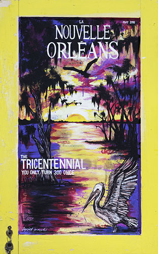 landscape painting of New Orleans by Crystal Obeidzinski