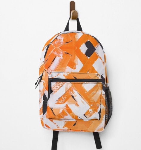Abstract design on a backpack by Patrick Jansen