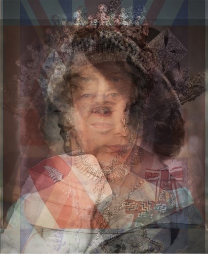 stacked photos of Queen Elizabeth by Jason Horowitz