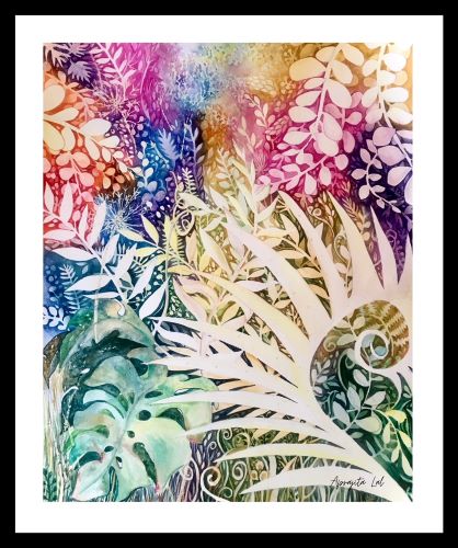 floral watercolor by Aprajita Lal