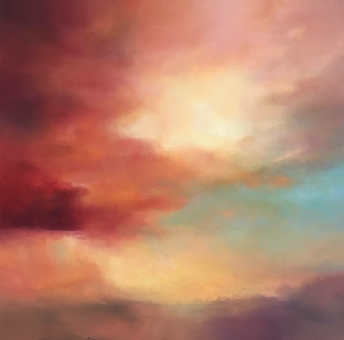 painting of the sky by Nathalie Freniere