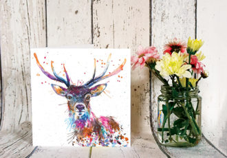 Artsy greeting card by UK artist Katherine Williams