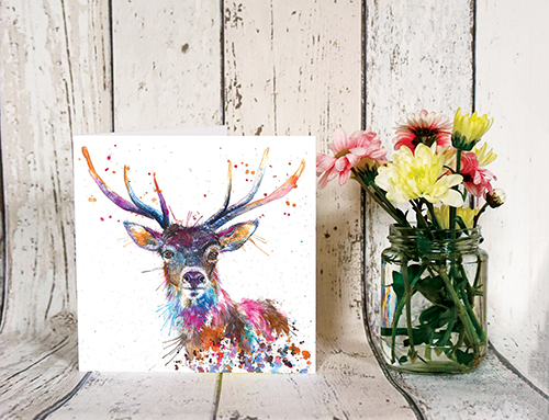 Artsy greeting card by UK artist Katherine Williams
