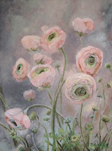 floral painting by Pamela Resnick