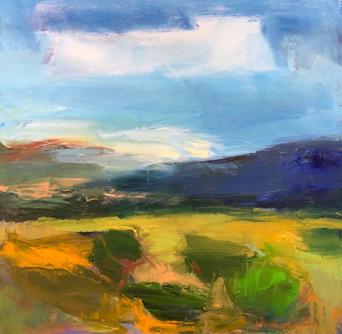 painting of summer in the Southwest by Merrimon Kennedy