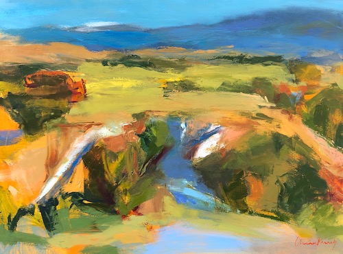 painting of the Southwest landscape by Merrimon Kennedy