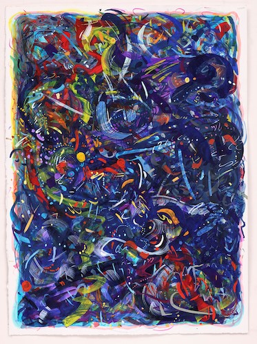 abstract painting by Abby Zonies