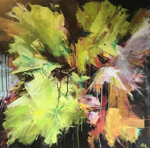 abstract painting by Laura Andrews