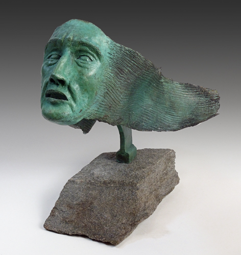 bronze figurative sculpture by Dan Woodard