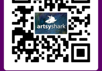 QR Code example Artsy Shark