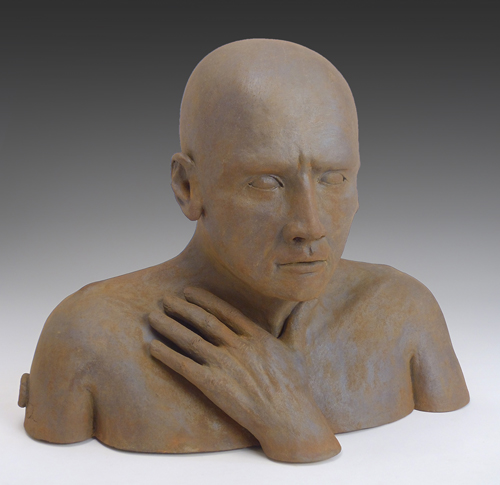 figurative clay sculpture by Dan Woodard