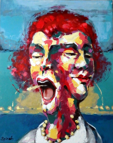 painted portrait by Hank Spirek