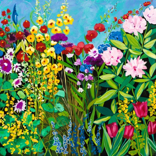 floral painting by Pamela Trueblood