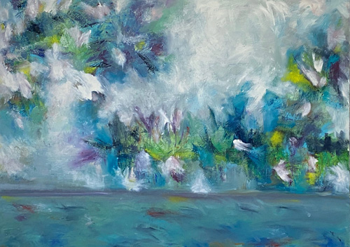 abstract seascape by Vicki P. Maguire