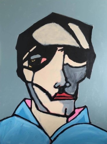 abstract portrait by Robert Catapano