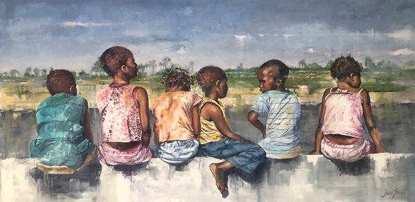 portrait of African children by Julie Stead