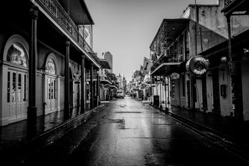 photograph of Bourbon Street by Gary Washington