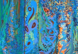 abstract painting by Carol Lukitsch