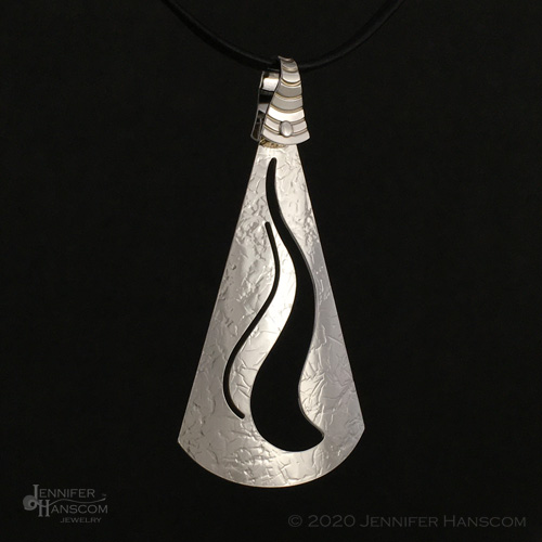sterling silver pendant by Jennifer Hanscom