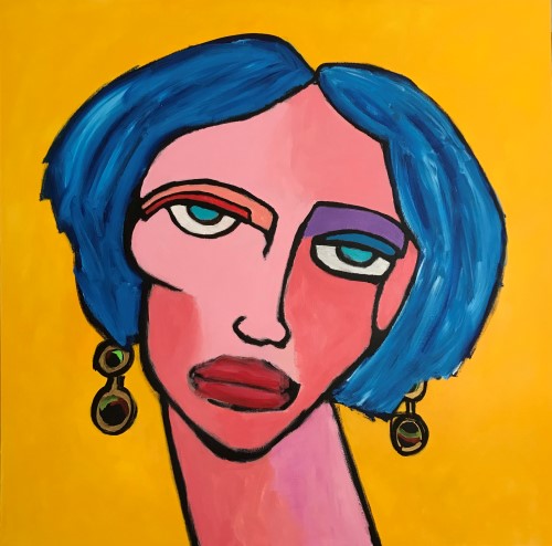 abstract portrait by Robert Catapano