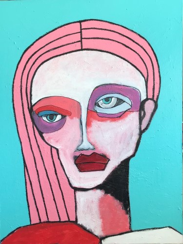 abstract portrait by Robert Catapano