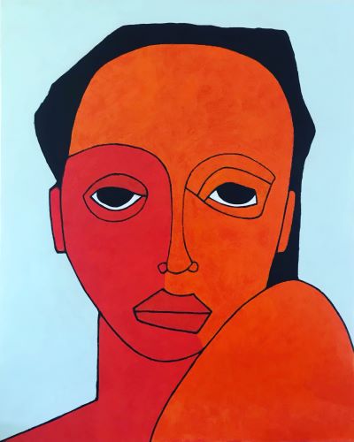 abstract portrait by Robert Catapano