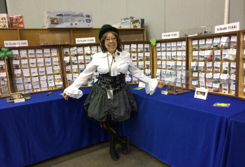 Working at a Train Hobby Trade Show