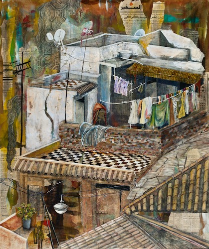 Mixed Media Images of Everyday Life by Christie Marks I Artsy Shark