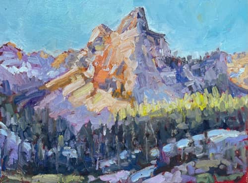 landscape painting of Lake Blanche in Utah by Kim Schroeder