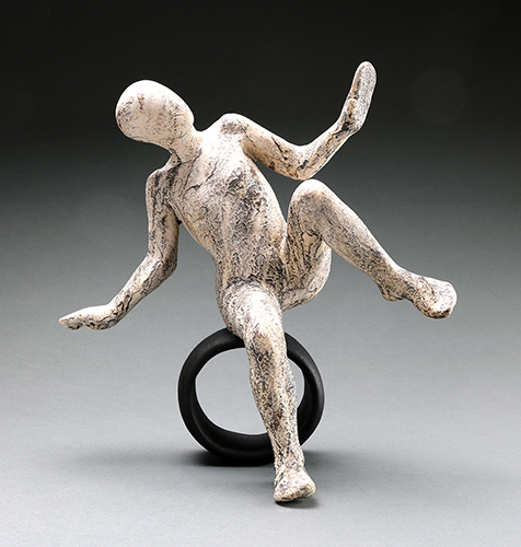 figurative clay sculpture by Lisa Hilton