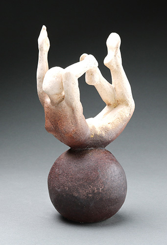 figurative clay sculpture by Lisa Hilton