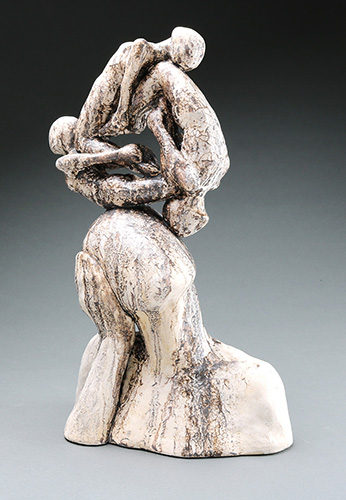 figurative clay sculpture by Lisa Hilton