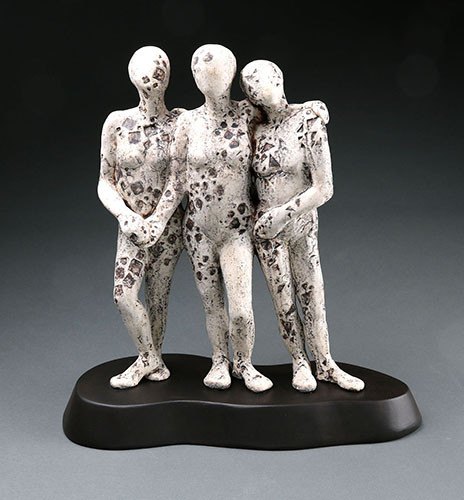 figurative clay sculpture by Lisa Hilton