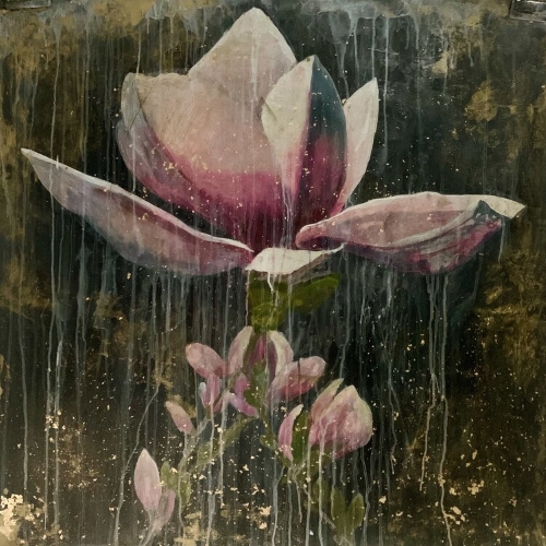 mixed media painting by Josephine Close