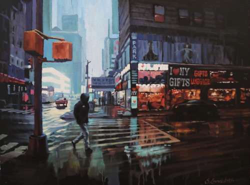 New York cityscape by Baiba Limane