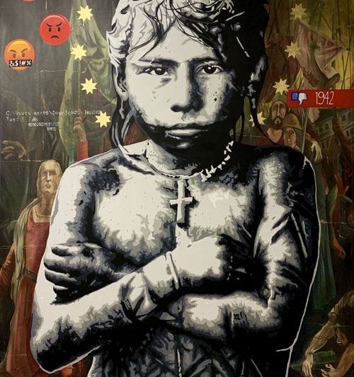 figurative painting by Juan Carlos Cepeda