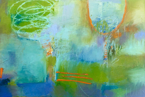 abstract painting by Mira M. White