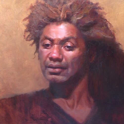 oil painting portrait of a man